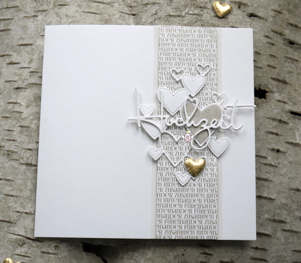 

PP Craft metal cutting dies cut die mold new German wedding letters Scarpbook paper craft knife mould blade punch stencils dies