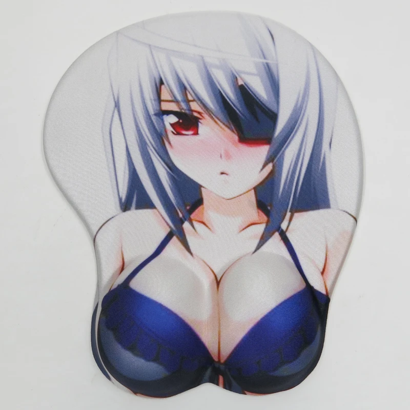 3D wristband sexy anime silicone mouse pad slip protection wrist Japan ass chest gaming accessories