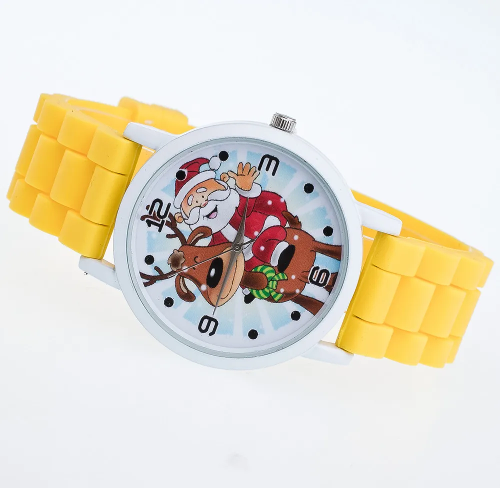 New Christmas Gifts Children Color Fashion Watch Silicone Strap Wrist Watch Vogue Boys Girls Casual Bracelet orologio donna A60