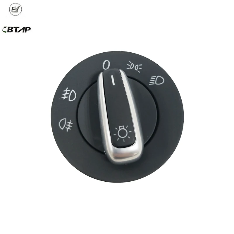 

BTAP New Fog Light Chrome headlight switch for VW Golf 5 6 Touran Tiguan 5ND941431A 5ND 941 431 A GERMAN SPECIFICATION