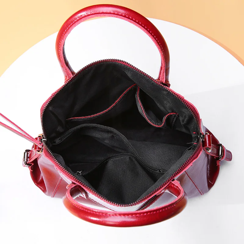 Marque Sac À En bourgogne Rangement Fourre marron Femelle Cuir tout bleu Mode 1 Grand Vache café Véritable Main Sacs Femmes Bandoulière De Réel Noir rnw7WqYFr