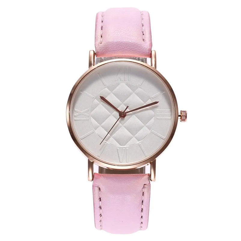 Women's watches brand luxury fashion ladies watch Roman Numerals Leather Analog Quartz Wrist Watches Clock Reloj mujer 3M30#N (5)