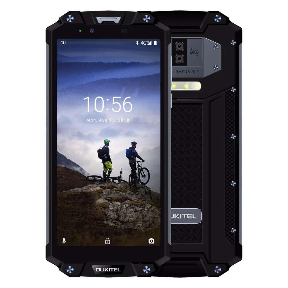 OUKITEL WP2 IP68 Waterproof Dust Shock Proof Mobile Phone 4GB 64GB MT6750T Octa Core 6.0