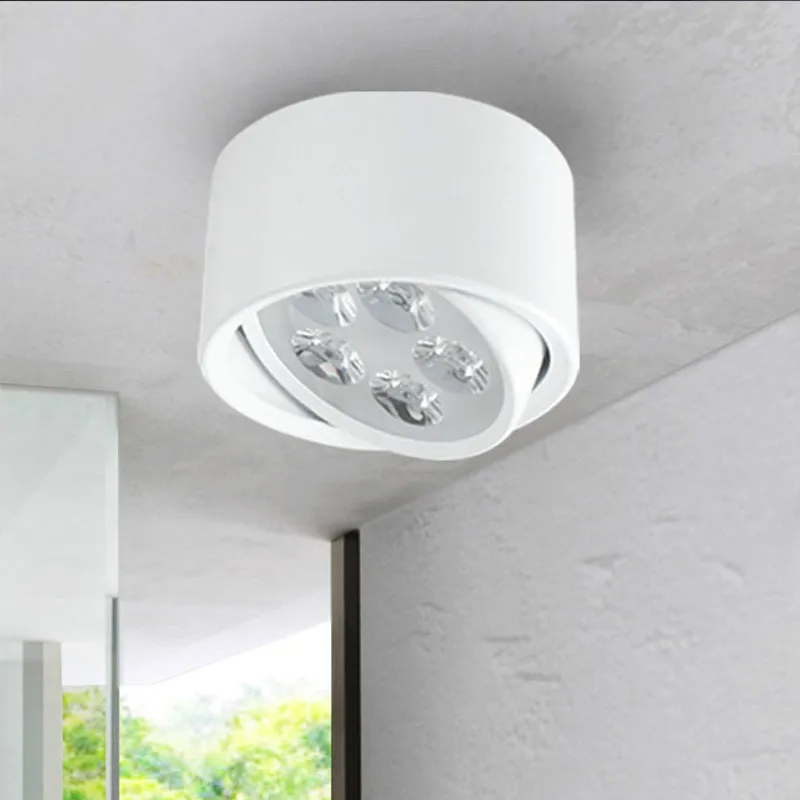 

Eusolis Ac85-260v 5w Focos Led Techo Led Surface Mounted Spotlight For Living Room Bedroom Kitchen Office Commercial