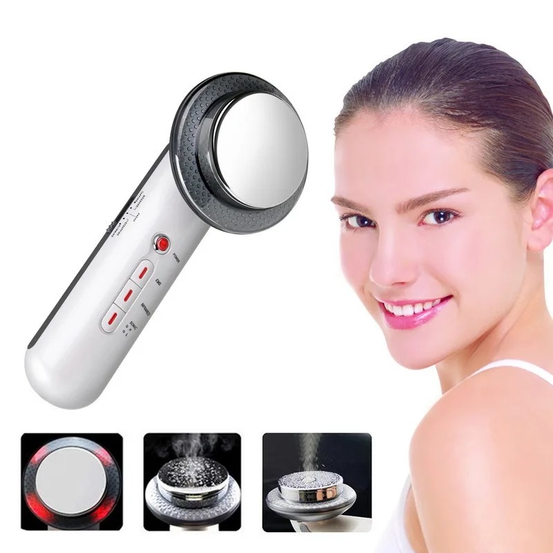 Ultrasonic 3 In 1 Massage Galvanic EMS Photon SPA Body Cellulite Skin Care Infrared Fat Removal Therapy Beauty Slimming Device