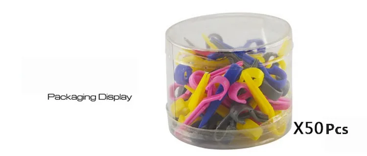 Salão de Beleza Clipes em 50 Tamanho Pequeno Plástico Cabeleireiro - Caixa Design Profissional Cabelo Coloração Clip S-50 Maquiagem Trança Clipe Pçs 5 High Quality Beleza e saúde