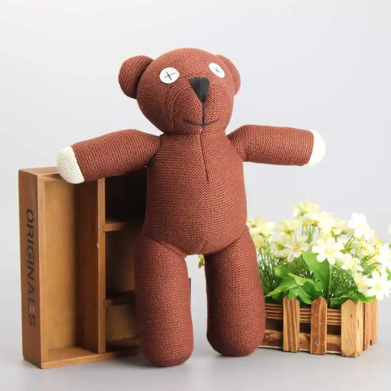 Мультфильм Mr Bean Teddy Bear 14 &quot35 см фаршированные плюшевые животные коричневая