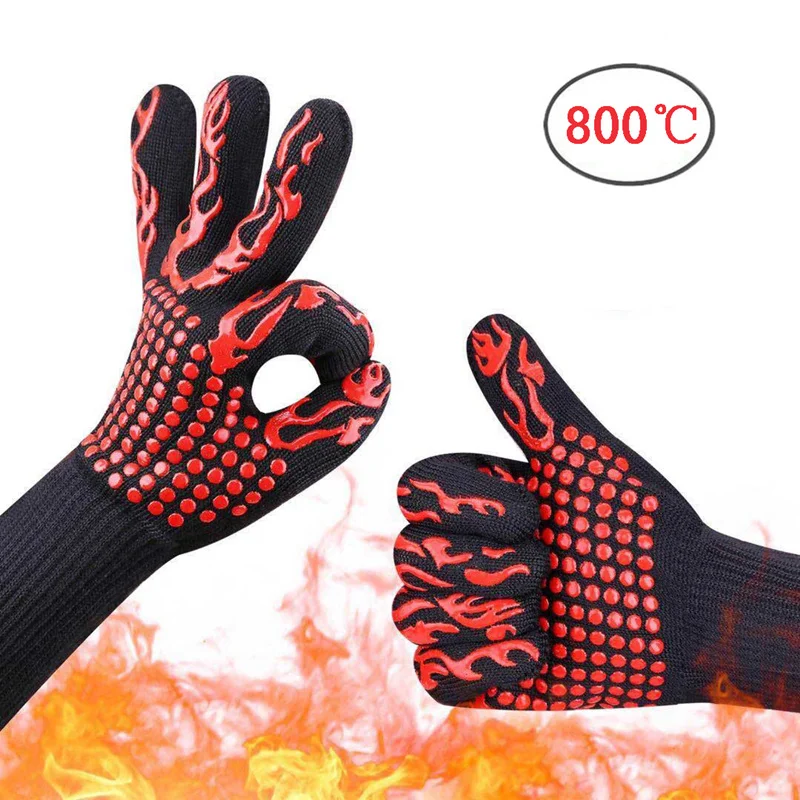 Огнестойкие перчатки с экстремальным горячим температурой 900