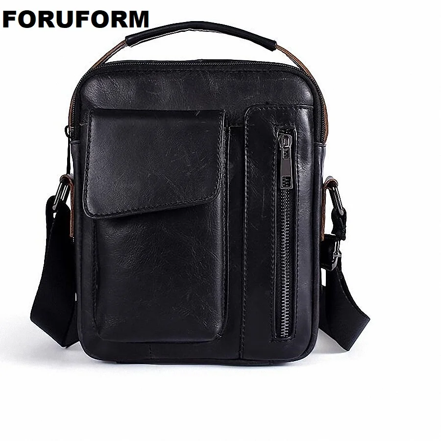 Echtes Leder Männer Tasche Mode Leder Crossbody-tasche Schulter Männer Messenger Taschen Kleine Casual Designer Handtaschen Mann Tasche LI-2219