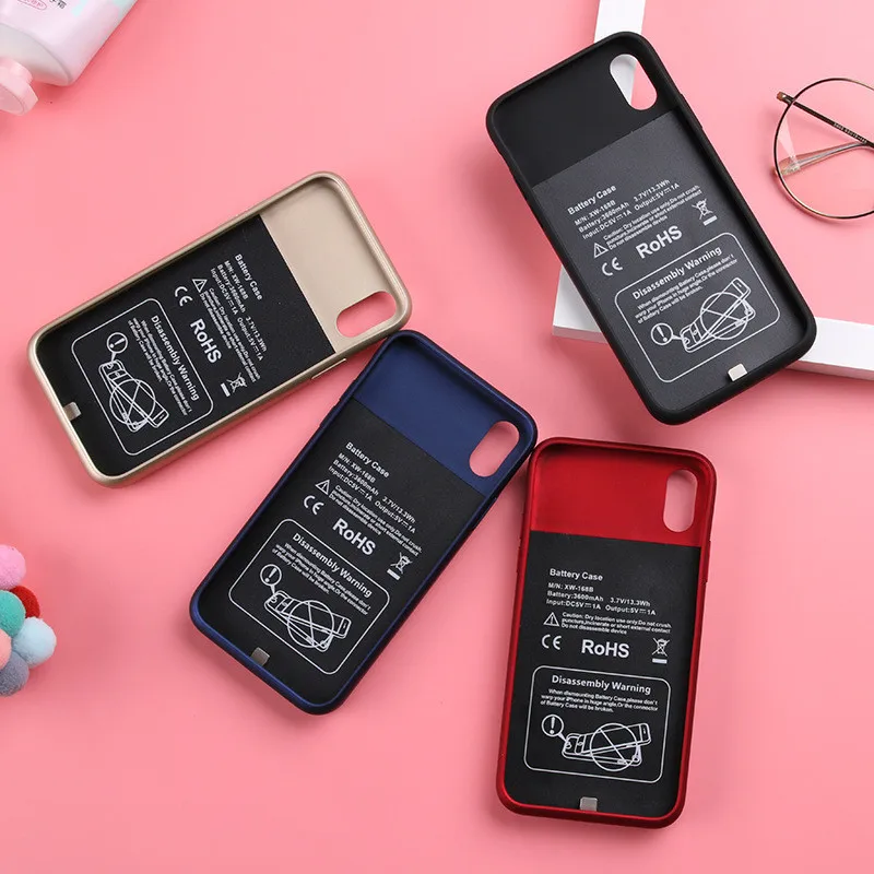 Ultra Thin External Battery Charger Case 3200mAh Portable Backup Power Bank For iPhone X Battery Case For iPhone X Power Case