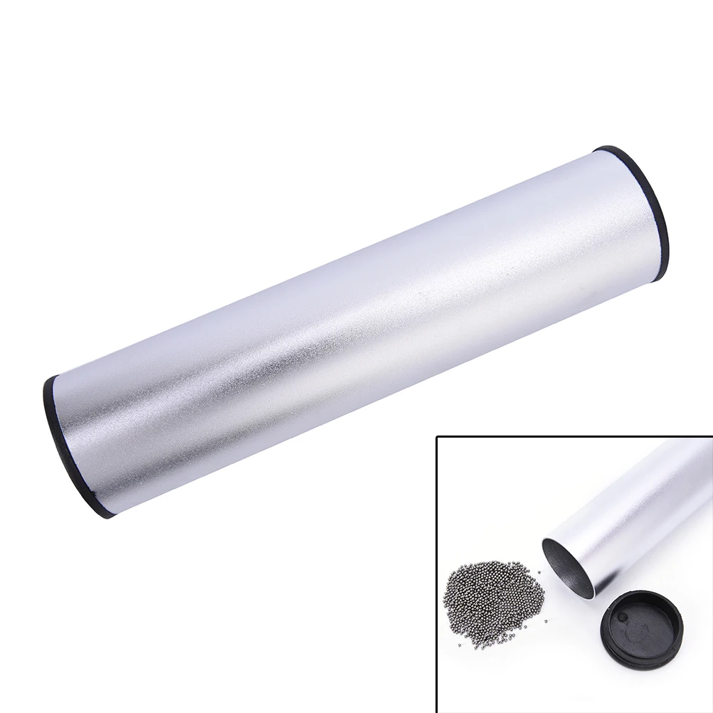 Stainless Steel Cylinder Sand Shaker Rhythm Musical Instruments Metal