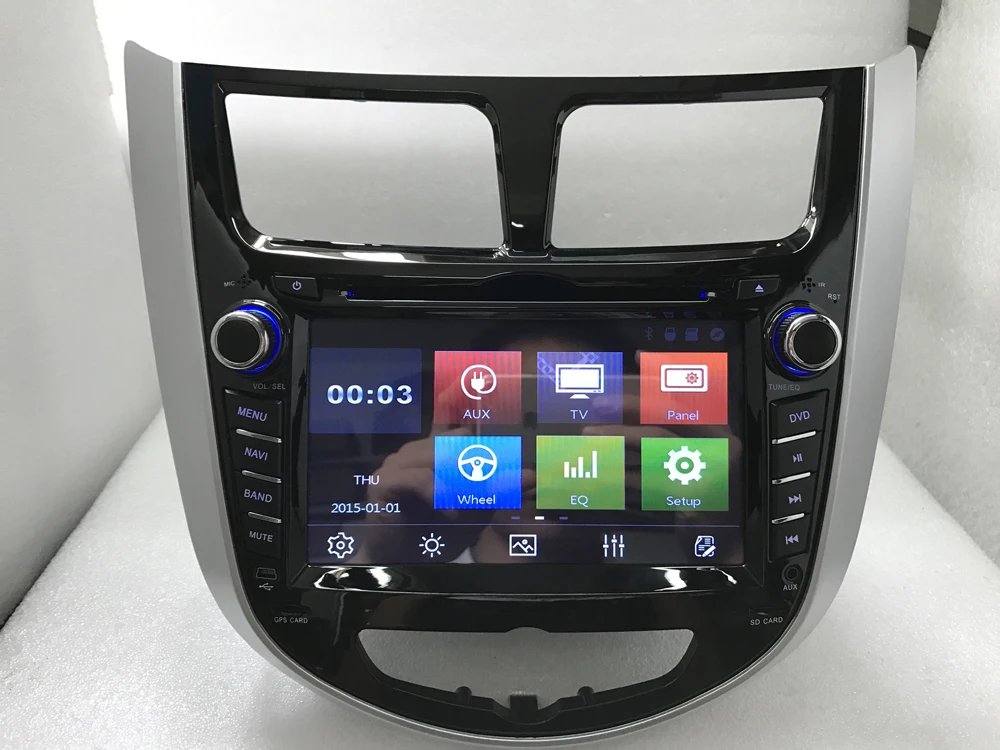 Sale BYNCG 2 din CAR DVD player for Hyundai Solaris accent Verna i25 with radio GPS navigation Bluetooth USB MAP camera 5