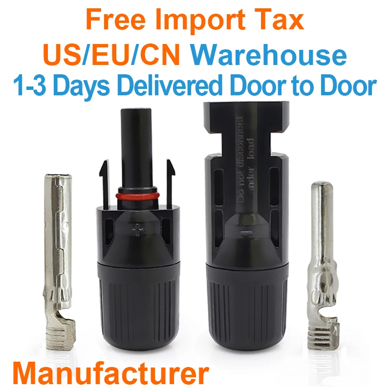 

10 Pair IP67 MC4 Solar Panel Plug Socket Connectors Male & Female