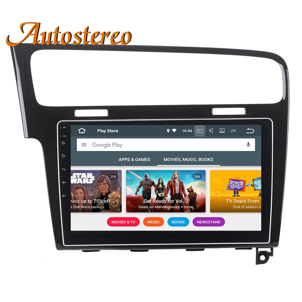 Sale DSP Android 9 Car GPS Navigation No DVD Player For Volkswagen Golf 7 For VW GOLF7 2013+ car stereo radio tape recorder head unit 2