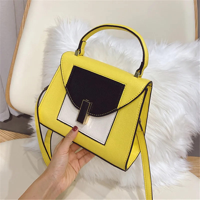 

2019 Newest Spring and Handbags Panelled Shoulder Messenger Bags Women Purses and Handbags