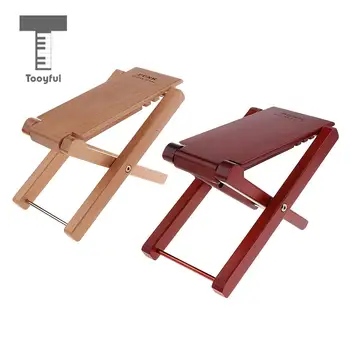 

Tooyful Adjustable Stage Guitar Foot Rest Exquisite Foot Stool Stand 4 Height for Guitarist Stage Accessory