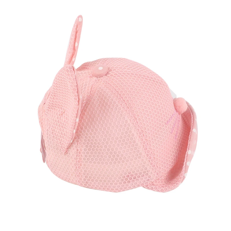 New Baby Baseball Caps Solid Cat Hats For Girls Boys Sun Hat With Ears Spring Summer Dot Baby Caps Baby Photography Props 2017 (10)