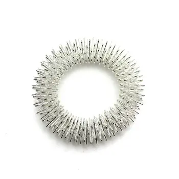 

Unique Body Massage Supplies Relaxation Stainless Steel Wrist Hand Massager Ring Acupuncture Bracelet Health Care