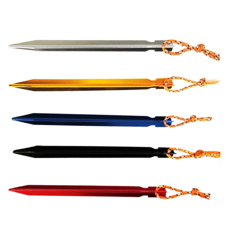 10Pcs Nature Hike Tent Peg Aluminium Alloy Tent Peg Nail Stake with Rope Camping Equipment Outdoor Tent Accessories BB55 10Pcs Nature Hike Tent Peg Aluminium Alloy Tent Peg Nail Stake with Rope Camping Equipment Outdoor Tent Accessories BB55