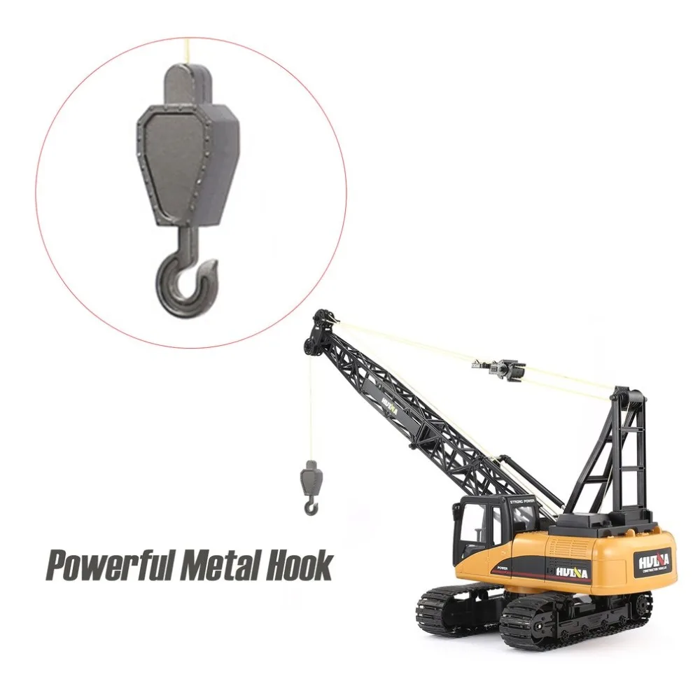 HUINA 1572 15ch RC кран из сплава 1/14 2 4 ГГц инженерный передвижной фиксированный стрела