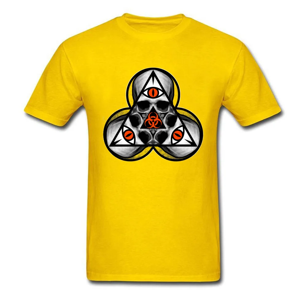 Biohazard TriSkull_yellow
