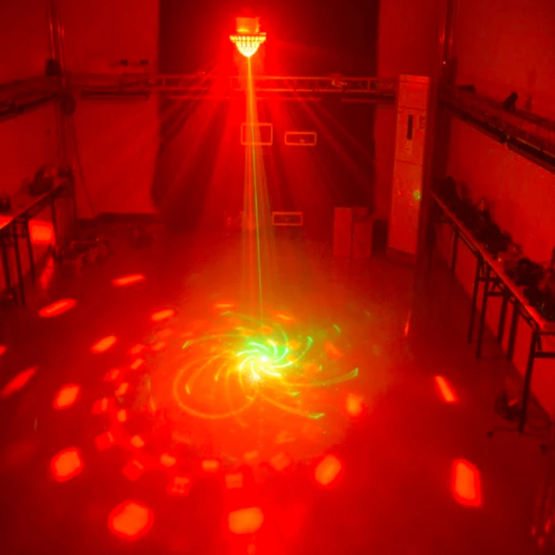 Удивительный сценический светильник ing светодиодный космический лазерный хрустальный магический шар ДИСКО КТВ отдельная комната эффект светильник бар лазерный вращающийся звуковой контроль