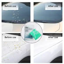 Жидкость для снятия макияжа с царапин автомобиля, губка для стекла, глубокий очиститель, для очистки стекла автомобиля, губка для удаления масляной пленки