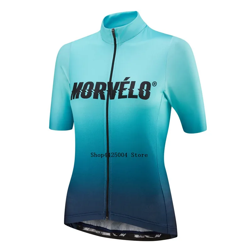 

Morvelo 2019 Womens Girls Summer Short Sleeve Cycling Jersey Bicycle Road MTB Bike Shirt Outdoor Sports Ropa Ciclismo Clothing