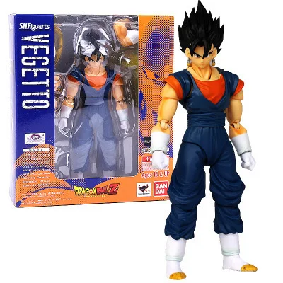 SHF Figuarts Super Saiyan Vegetto Dragon ball Z Son Goku Gokou Mix Vegeta PVC экшн-фигурка Коллекционная модель