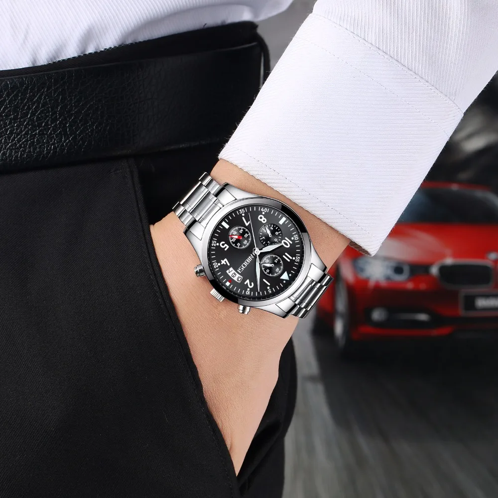 2023 Mens Watches  Luxury Business Men Watch Chronograph Male Clock Men Quartz Wristwatches_voghion.com