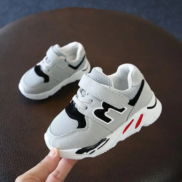 

Baby Boys Shoes Kids Sneakers 2018 New Brand Design Spring Autumn Sport Girls Shoes Running Soft Air Mesh Toddler Shoes EU21-25