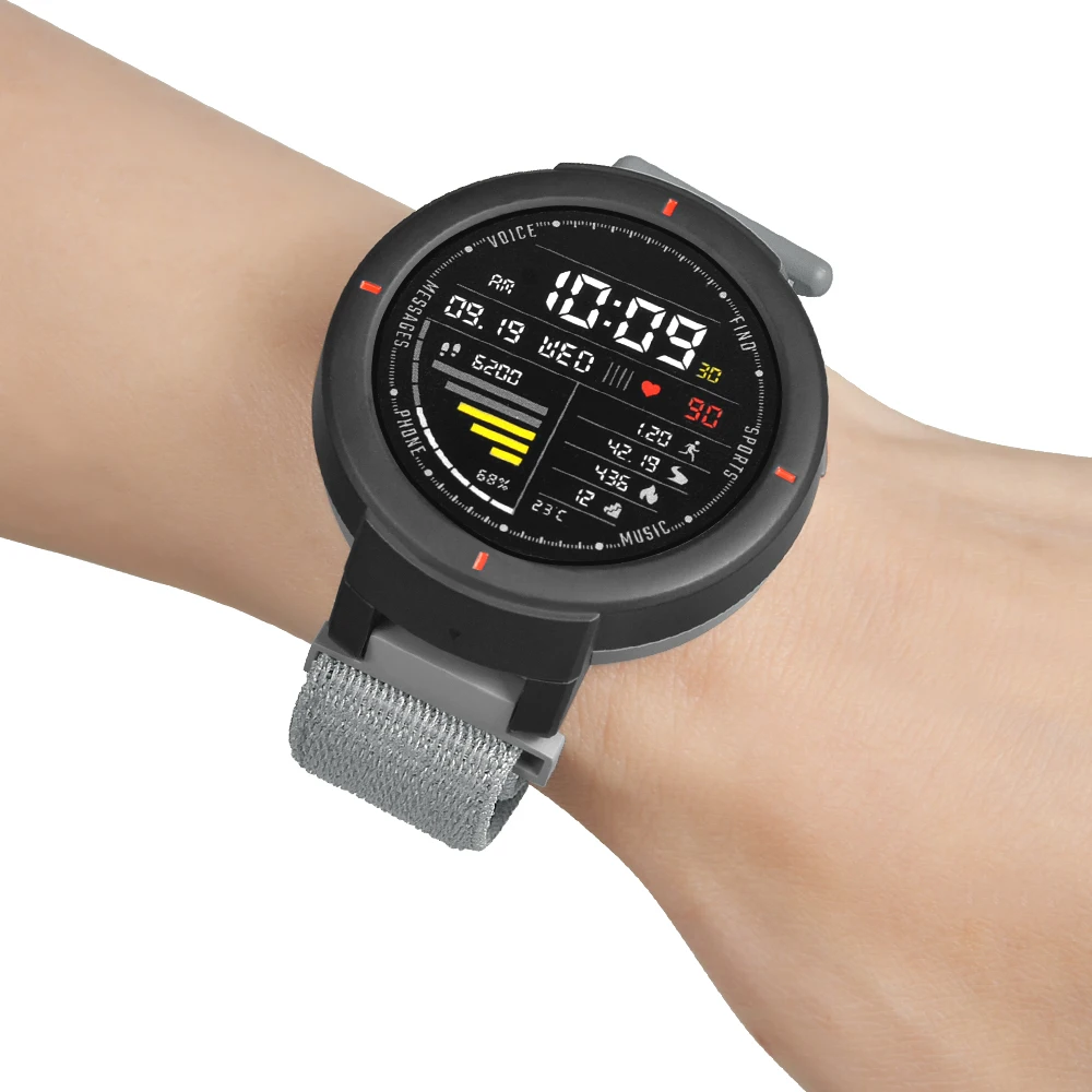 FIFATA петля нейлоновый ремешок для часов Ремешок Для Xiaomi Huami Amazfit Verge спортивный браслет ремень дышащий ремешок для часов для Amazfit 3 трекер