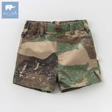 DB8292 dave bella/летние модные камуфляжные шорты для малышей штаны для малышей повседневная одежда для мальчиков 1 предмет