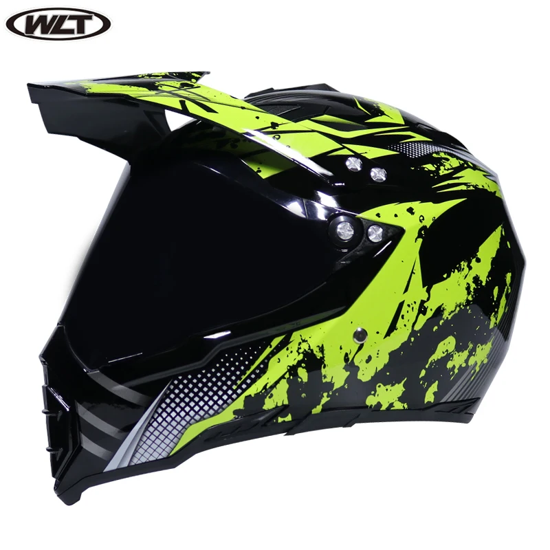 Мотоциклетный шлем casco capacete с объективом зимний ATV WLT-128 ветрозащитный шлем для мотокросса - Цвет: b3