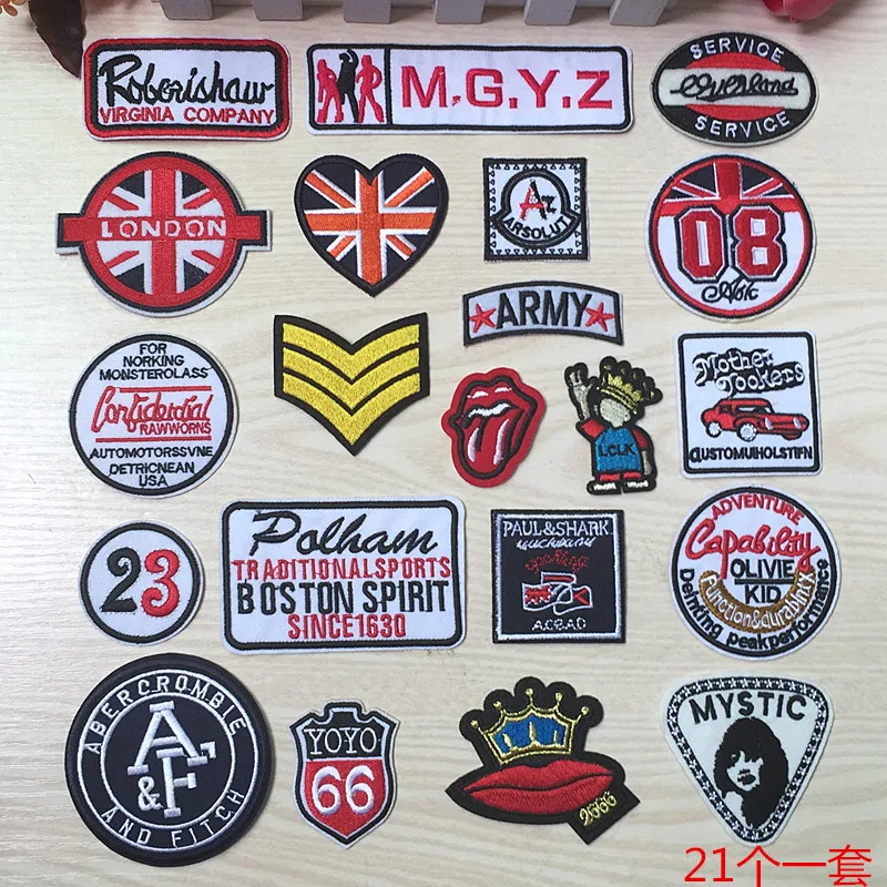 Clothes Decoration DIY Embroidery Patch Iron On London Tactical Emblem