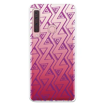 

Stand case costume drawing Triangulos Purples WP016 for Samsung Galaxy A9 2018