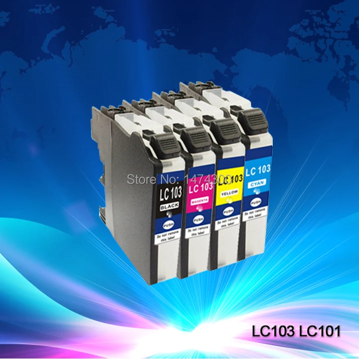 XIMO чернильный картридж LC103 LC101 для лазерного принтера|ink cartridge|cartridge for printerbrother printer