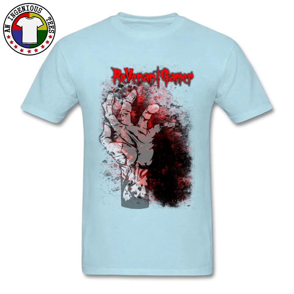 ReVenantGamer T-shirts for Male Cool Father Day Tops T Shirt Short Sleeve Retro Simple Style T-Shirt O-Neck All Cotton ReVenantGamer light