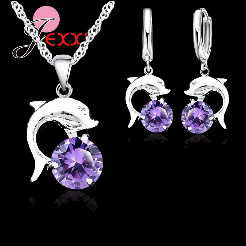 Комплект из колье и серёг серебра 925 пробы|silver clubwear|earring keysilver charm earrings |