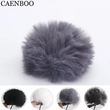 

CAENBOO Universal Lavalier Microphone Furry Windscreen Fur Windshield Wind Muff Soft For SONY RODE BOYA Lapel Lavalier Mic 5mm