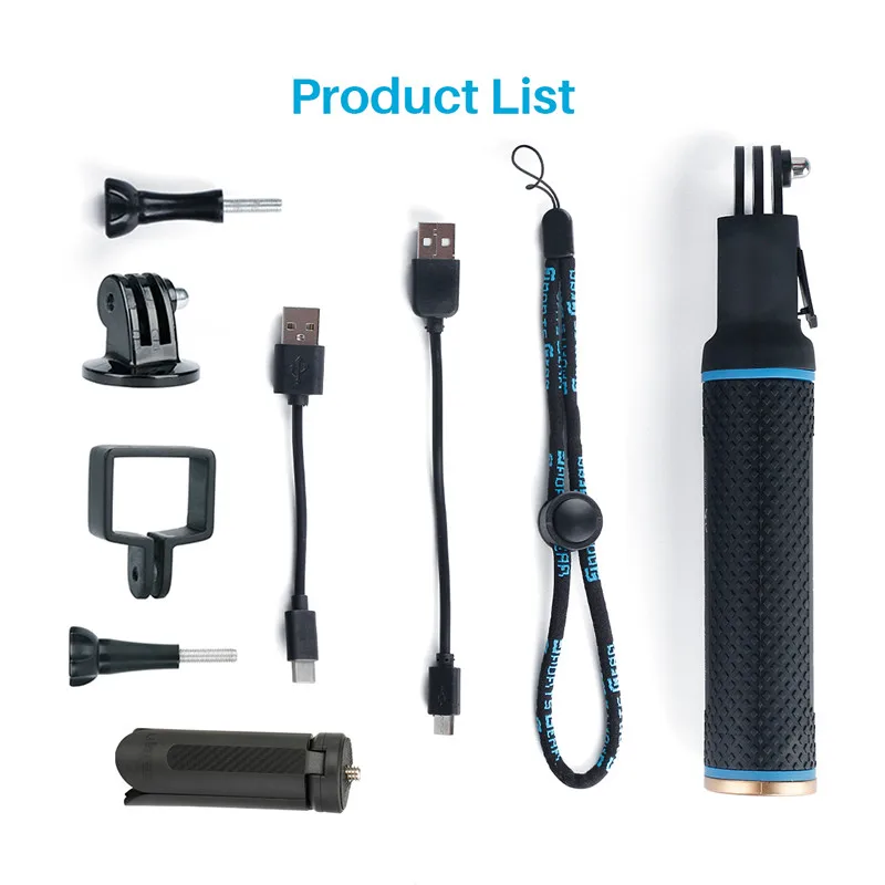 kit1add small tripod Ulanzi OP-3 Osmo Карманный кронштейн адаптер расширения+ ручка питания удлинитель Штатив для DJI OSMO карман, Vlog аксессуары - Цвет: kit1add small tripod
