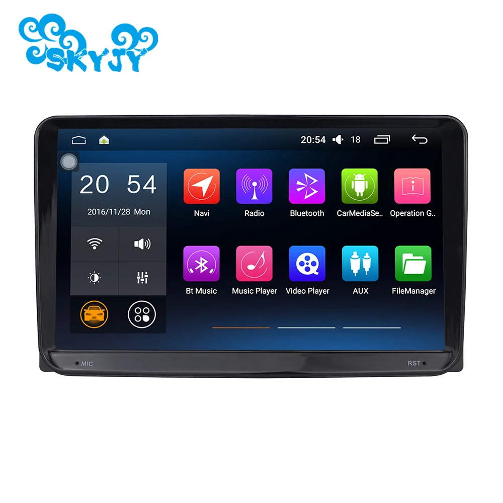 Perfect 9" Car GPS Navigation Car Radio Audio Android 8.1 For VW Skoda Seat Scirocco T6 Transporter EOS Bora Amark Passat B6 B7 CC Golf 0