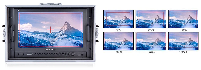 SEETEC P173-9HSD-CO 4K HDMI 3g SDI Carry on Broadcast Director Monitor Full HD 1920x1080 алюминиевый дизайн с YPbPr Видео Аудио