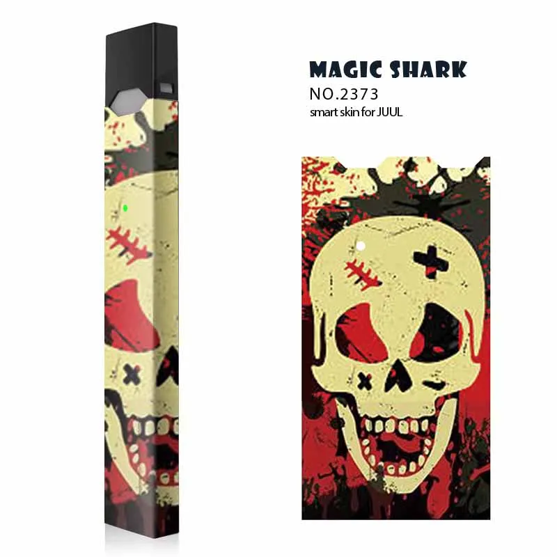 Новинка 100% блестящий чехол Magic Shark из ПВХ с изображением кота и черепа цвета