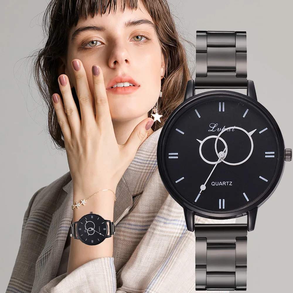 LVPAI кварцевые наручные часы женские часы классические повседневные модные часы люксовый бренд стальной ремень наручные часы женские reloj mujer