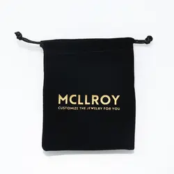 Mcllroy бархатная сумка/Ювелирные изделия/кольца/ожерелье/браслет ювелирные изделия черная pu кожаная сумка женская заколка для волос Оптовая
