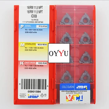 

16 IRM 11.5 NPT IC908,original carbide insert internal threading inserts