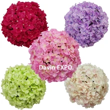 20cm Birthday Banquet Decor Wedding Decoration Hydrangea flower Ball Christmas Decor Home Ornament Party wedding kissing ball christmas tree decoration ball metal decoration home christmas ornament decoration christmas party party hanging ball ornament