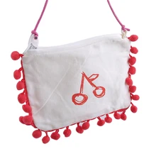 Fashionable High-grade Gray Canvas Coin Purses Delicate Shoulder Bags For Girls Creative Small Bag Femme Gift