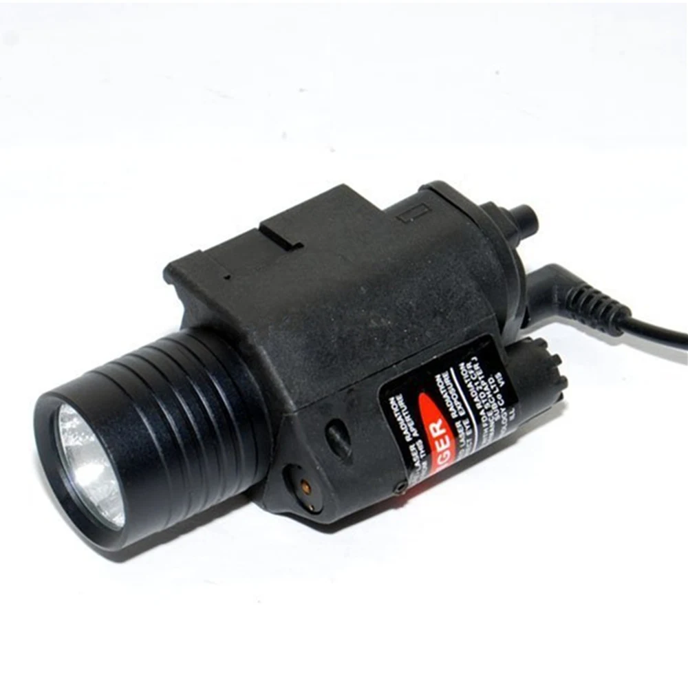 

m6 bk Tactical LED Flashlight Red Laser Sight Combo Weaver Mount 4 Pistol Gun Handgun